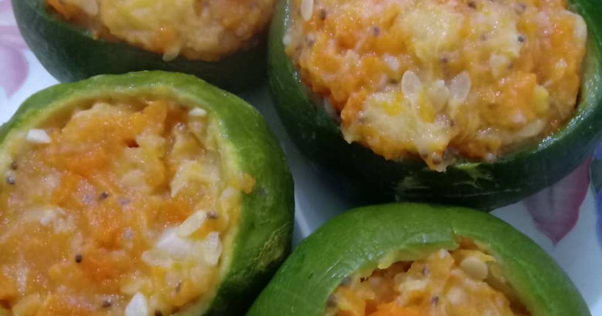 Zapallitos Rellenos Sin Carne Receta De Eva Del Valle Cookpad