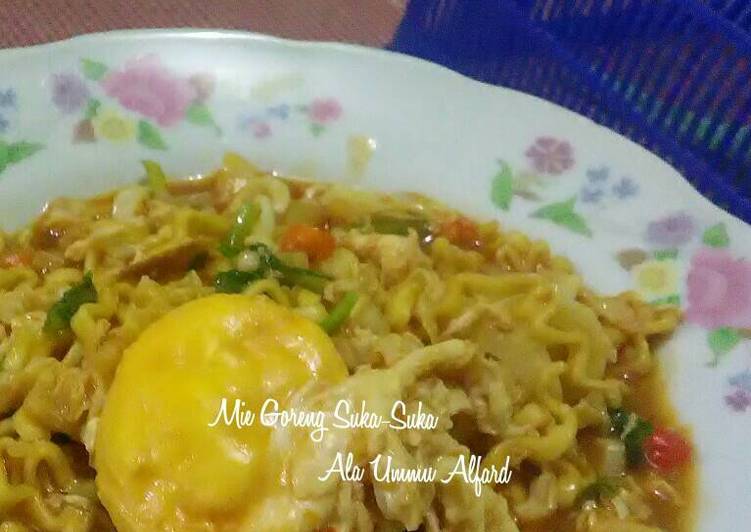 Cara Gampang Membuat Mie Goreng Suka-Suka ala Ummu Alfard Anti Gagal