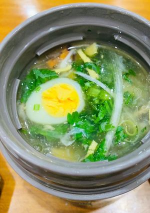 Hình của món SÚP TÔM chả cua~ cho ngày se lạnh.