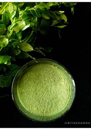 A picture of Homemade Moringa Powder / Moringa Leaf Powder.