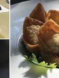 Southwestern Wagyu Beef Wontons with Lime Chipotle Crema