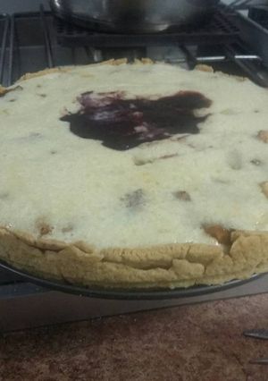 Una foto de Cheesecake de manzana