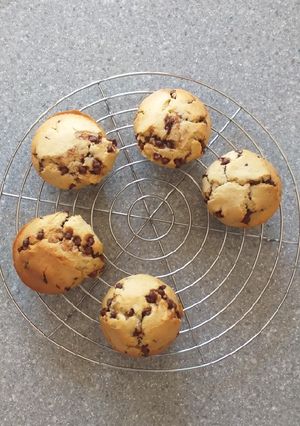Une photo de Muffins aux pépites de chocolat