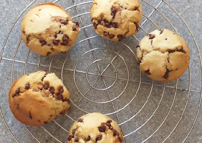 Muffins aux pépites de chocolat