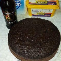 A picture of Chocolate guiness cake.