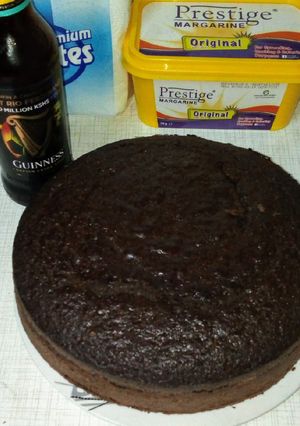 A picture of Chocolate guiness cake.