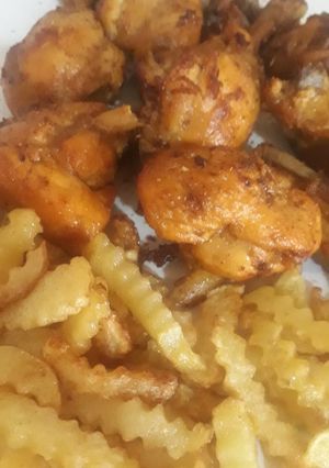 A picture of Chikhen tikka.
