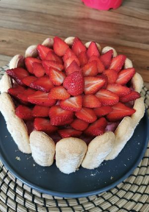 Une photo de Charlotte aux fraises