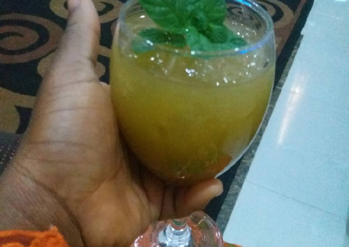 Mint lemon drink