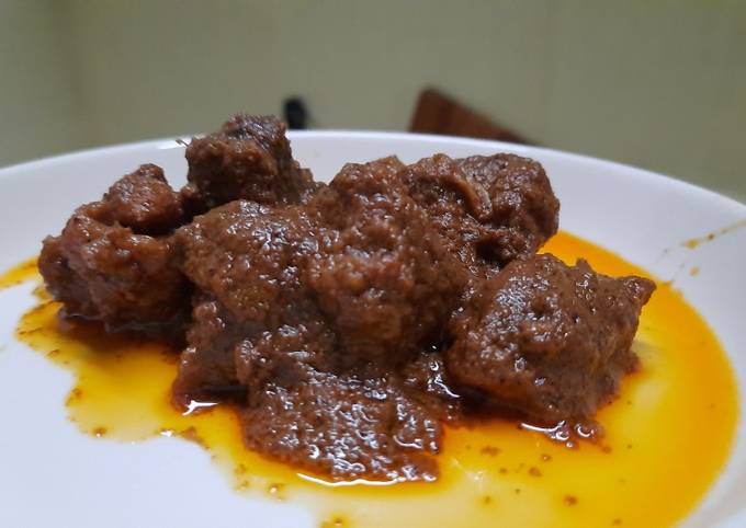 Rendang daging endulita