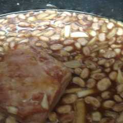 A picture of Barbecue Bourbon Crockpot Beans.