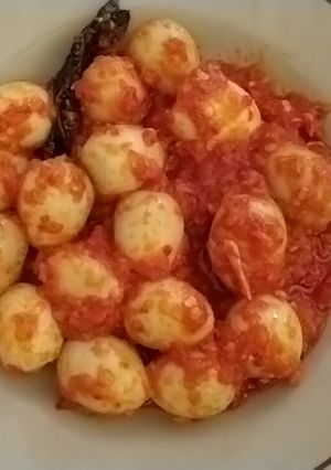 Foto resep Telur puyuh bumbu balado