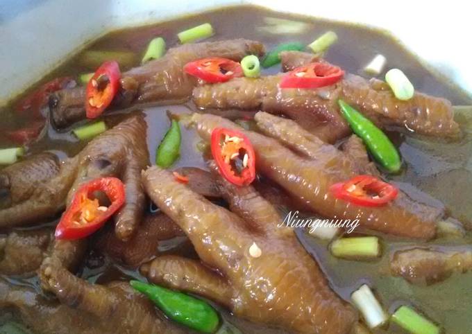 Resep Semur Ceker Ayam Oleh Niung Niung Cookpad