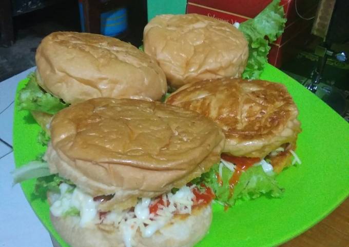 Resep Burger Ala Rumahan Oleh Naitha Wattywiddia - Cookpad