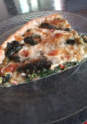 Una foto de Tarta de espinaca/acelga
