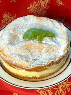 Foto resep Karpatka Cake (Cream puff cake)