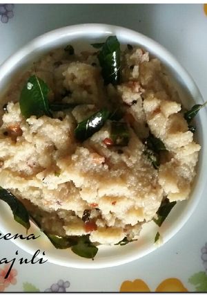 A picture of Rawa upma.