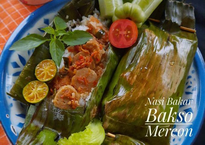 Nasi Bakar Bakso Mercon