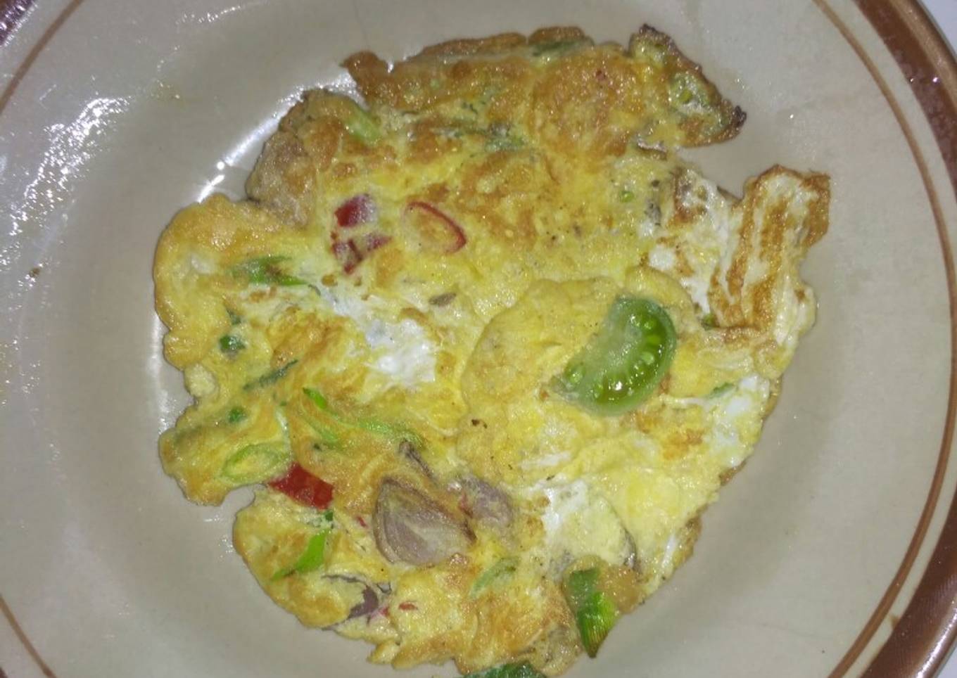 Omelette (telur bebek)