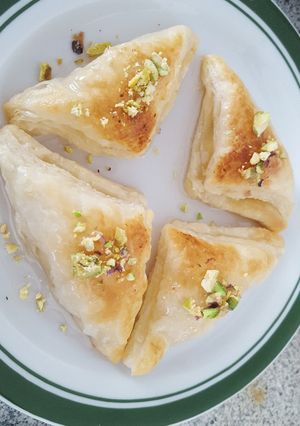 صورة لوصفة وربات بالقشطه