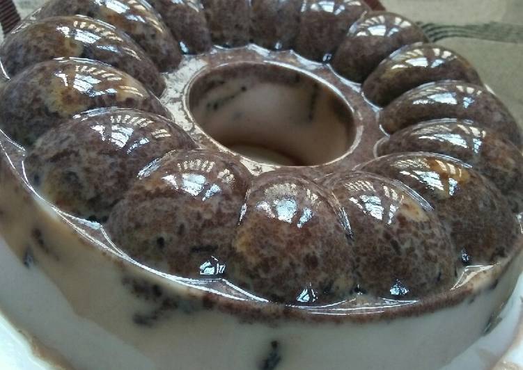 Puding oreo