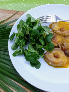 Una foto de Solomillo en salsa de naranja