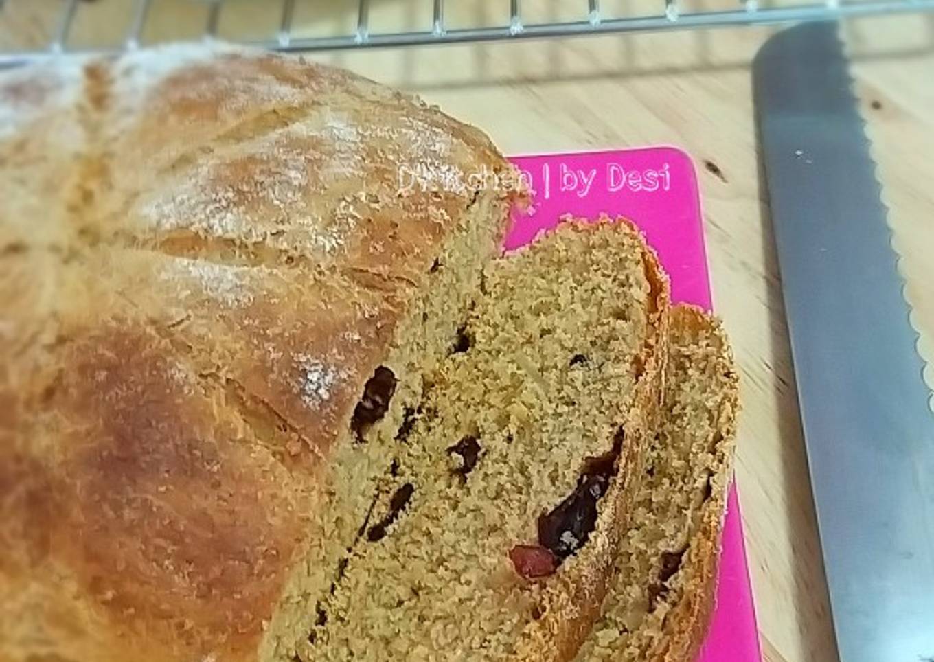 Cranberry whole wheat bread