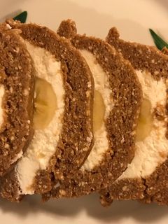 Glutén és laktózmentes banános túró alagút recept fotója