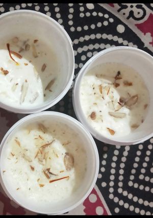 A picture of Malai Ice-cream/Kulfi.