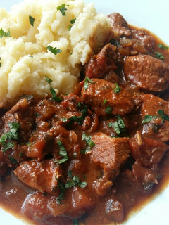 A picture of Vickys Balsamic Tomato Chicken, GF DF EF SF NF.