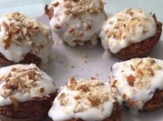 Una foto de frosting para carrot cake yogur