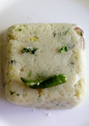 A picture of Semolina / rava upma.