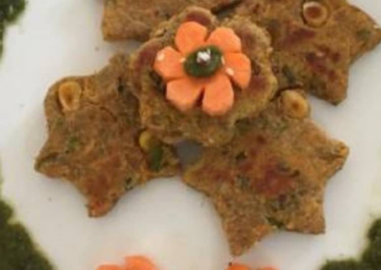 Step-by-Step Guide to Prepare Speedy Mix veggies star parantha Cooking Basics for Beginners