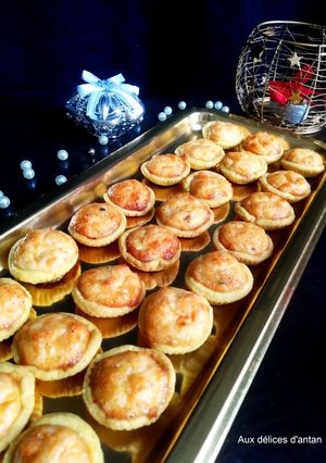 Une photo de Mini-tartelettes au saumon