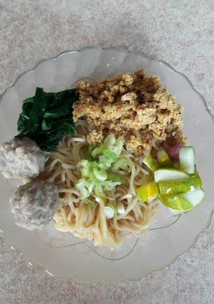 Foto resep Mie ayam bakso