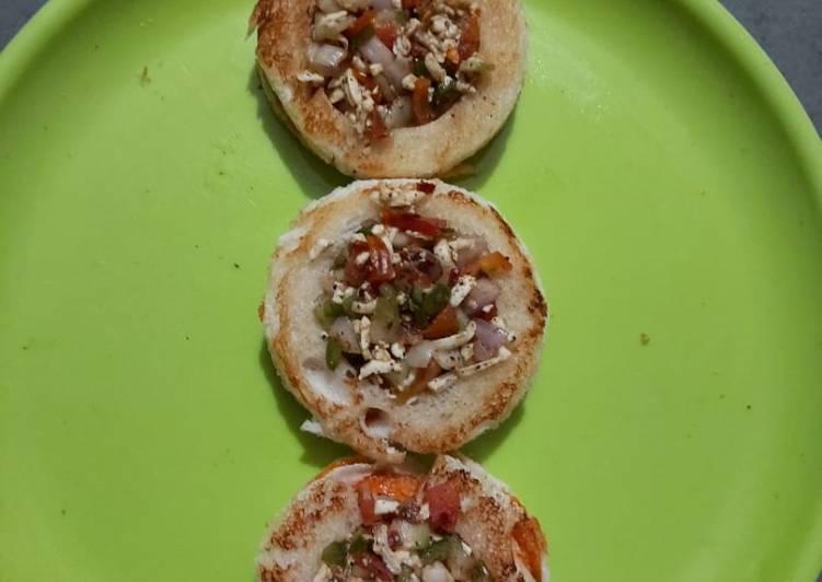 Recipe of Perfect Mini paneer uttapam