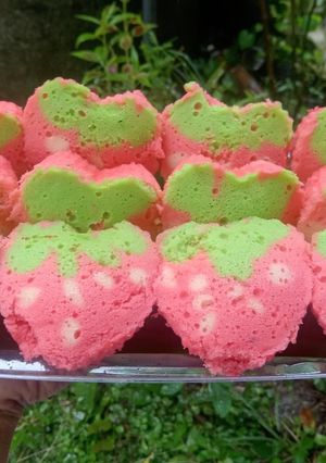 Foto resep Bolu strawberry
