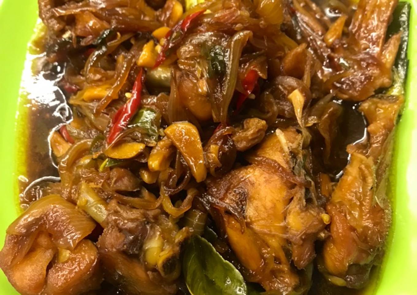 Ayam Goreng Mentega Pedas manis
