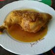 Muslo y contramuslo de pollo en salsa de azafrán #pollo y listo