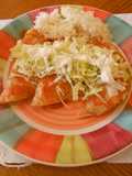 Tuna Red Enchiladas