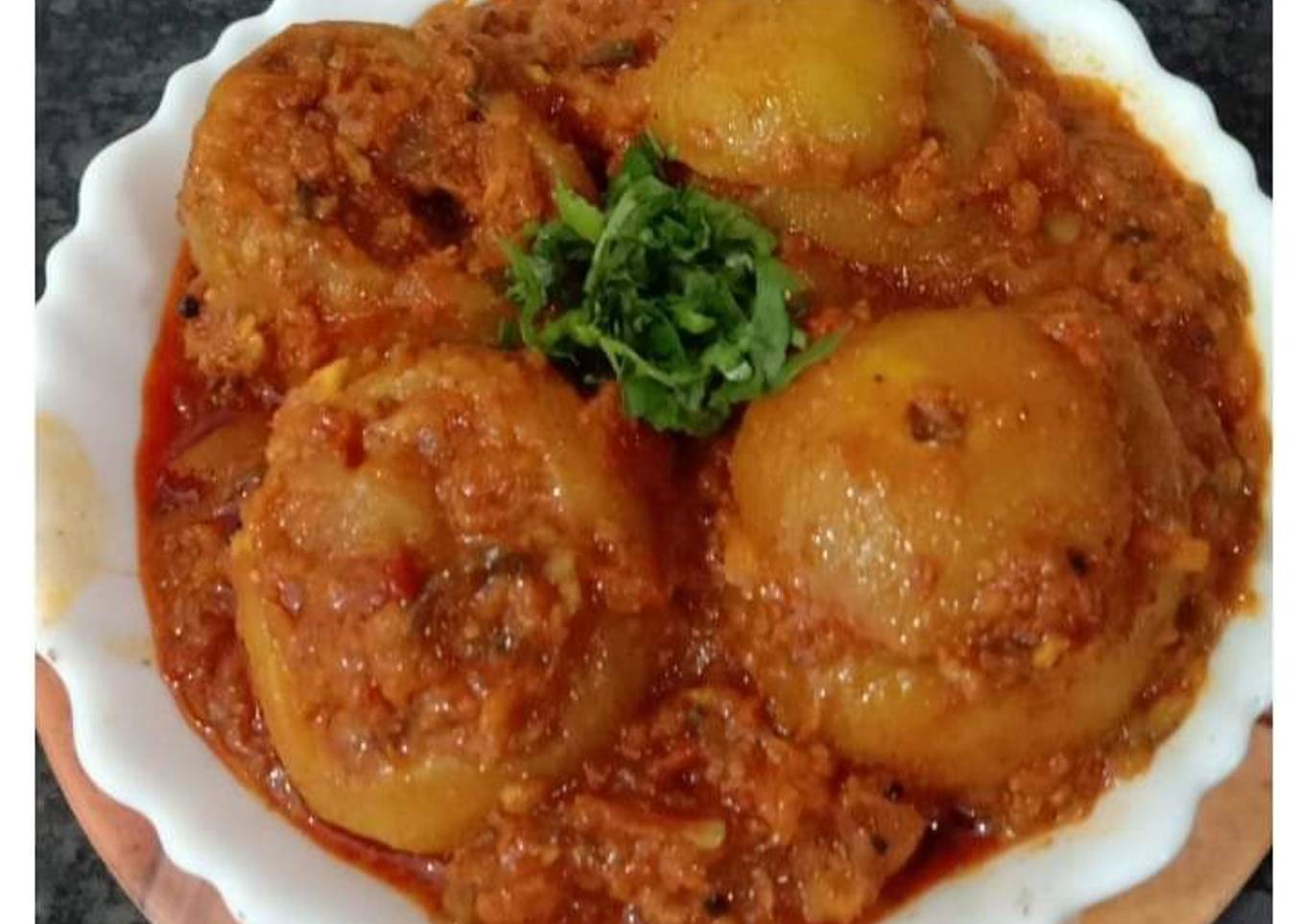 Stuffed Tinda(Indian round gourd)
