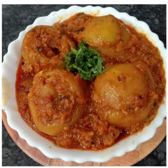 A picture of Stuffed Tinda(Indian round gourd).
