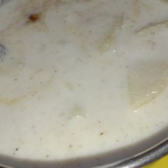 A picture of Potato Raita.