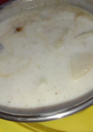 A picture of Potato Raita.