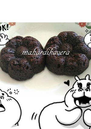 Foto resep 😍 Brownies oatmeal kukus magic com no mixer no oven no kukusan