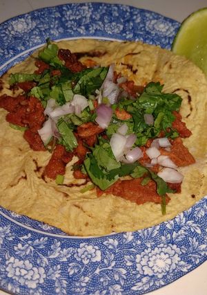 A picture of Tacos al Pastor.