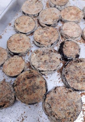 Foto de Berinjela a milanesa de forno
