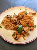 Pasta con mejillones express 🍝
