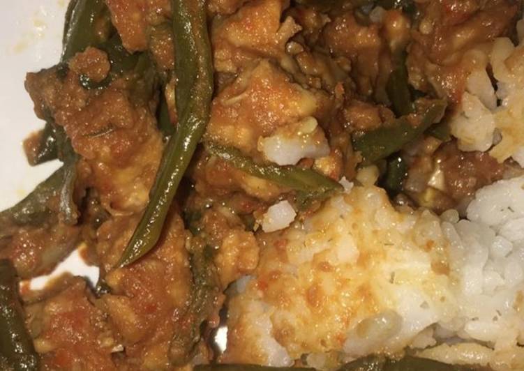 Langkah Mudah untuk Membuat Orek Tempe Kacang Panjang Super Pedes #WeekendChallenge, Enak