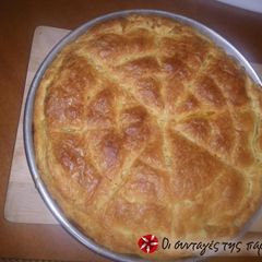 A picture of Granmother Mario's chickenpie.